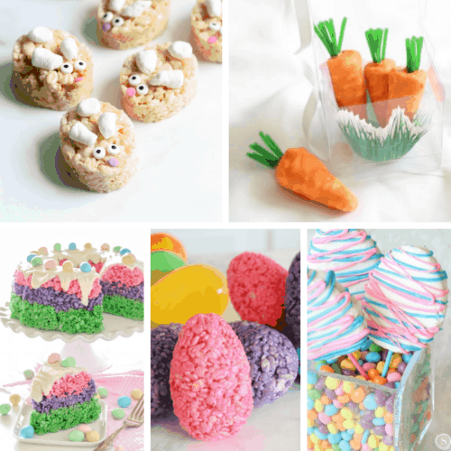 20 EASTER RICE KRISPIE TREATS -- A roundup of cereal treat ideas.