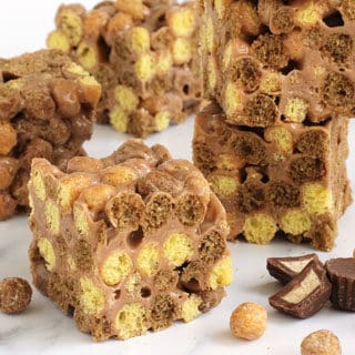 Reese's Puffs Cereal Treats Featured Image