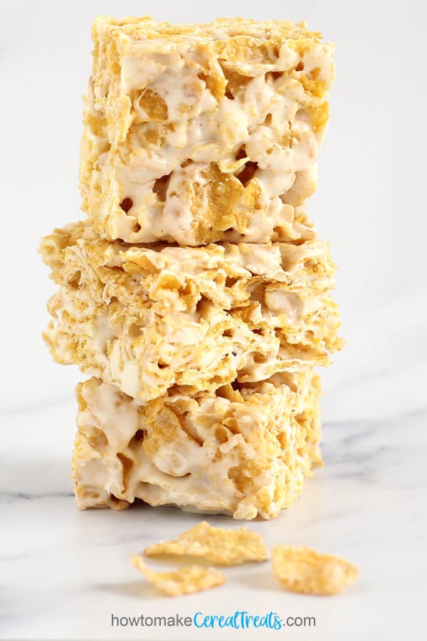 Frosted Flakes Treats loaded with gooey marshmallows