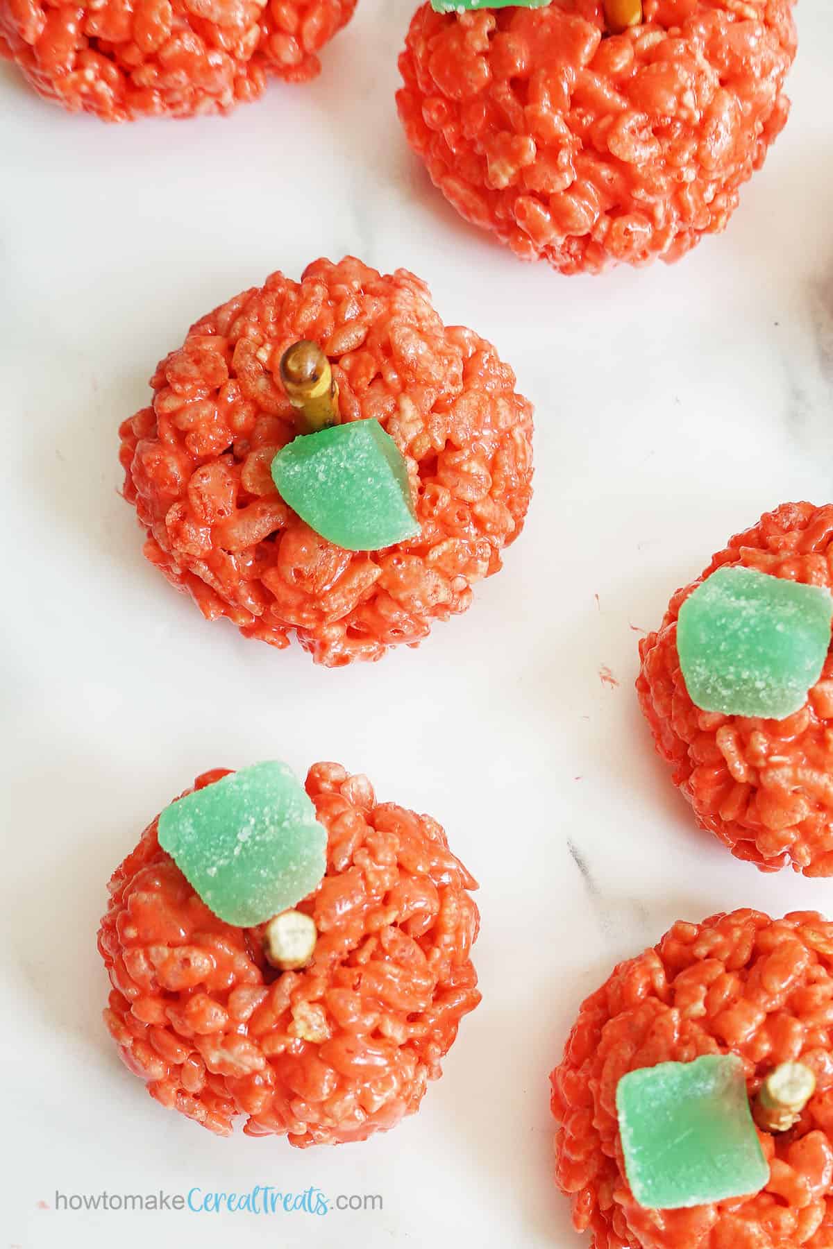 view of APPLE RICE KRISPIE TREATS for fall 