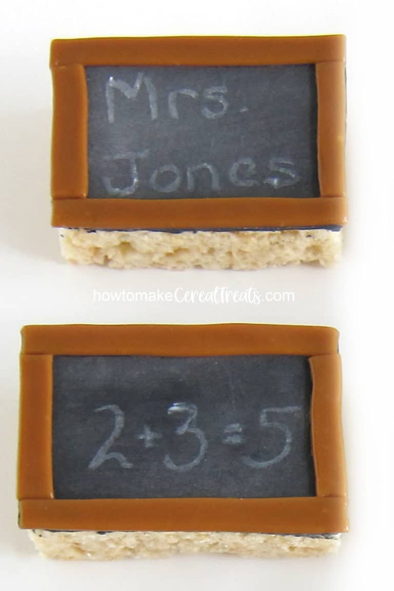 Rice Krispie Treat Chalkboards - Back-to-School Snacks ...