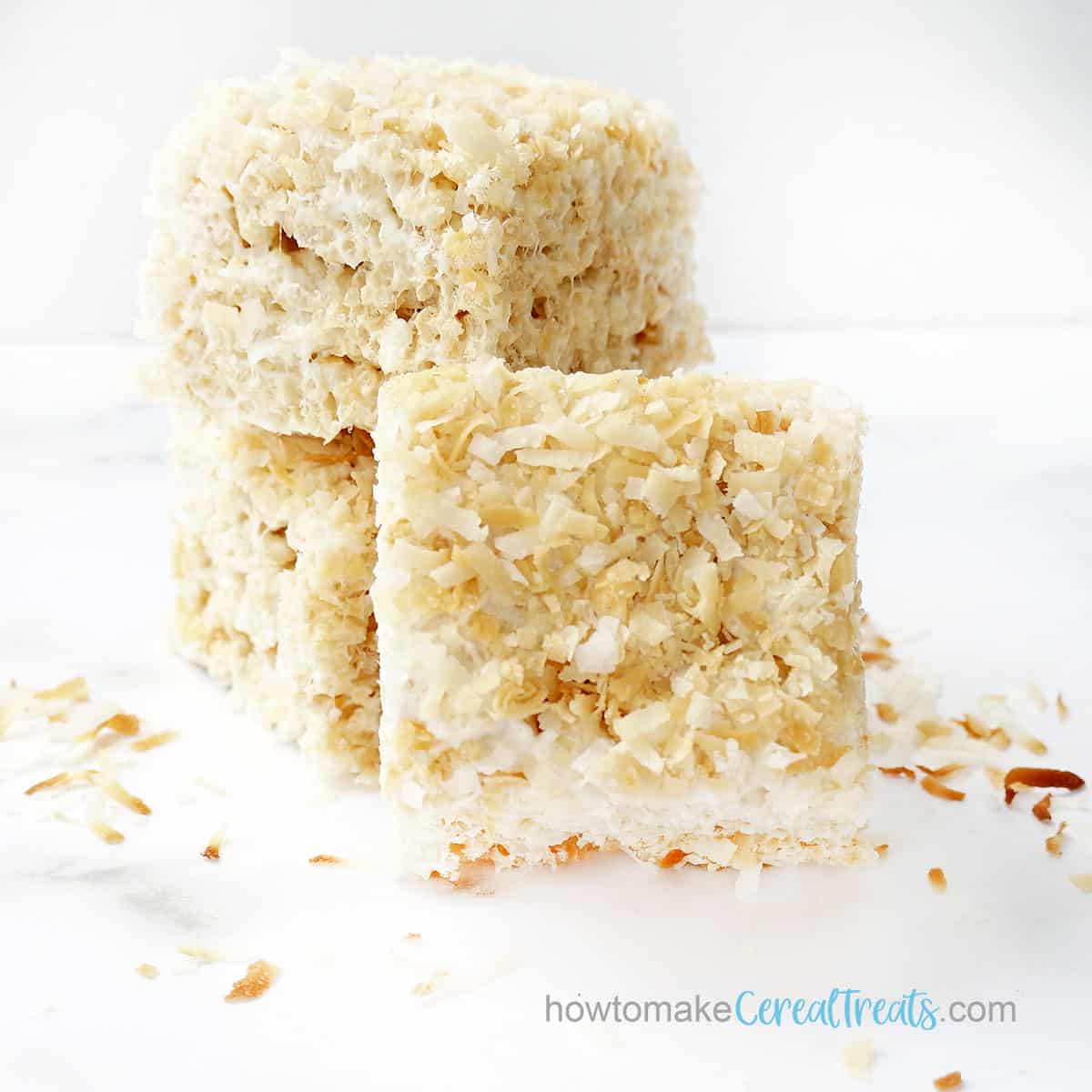 toasted coconut cereal treats