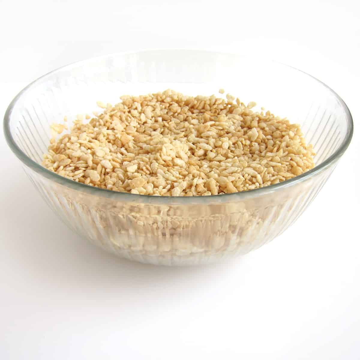 A big bowl of Rice Krispies Cereal.