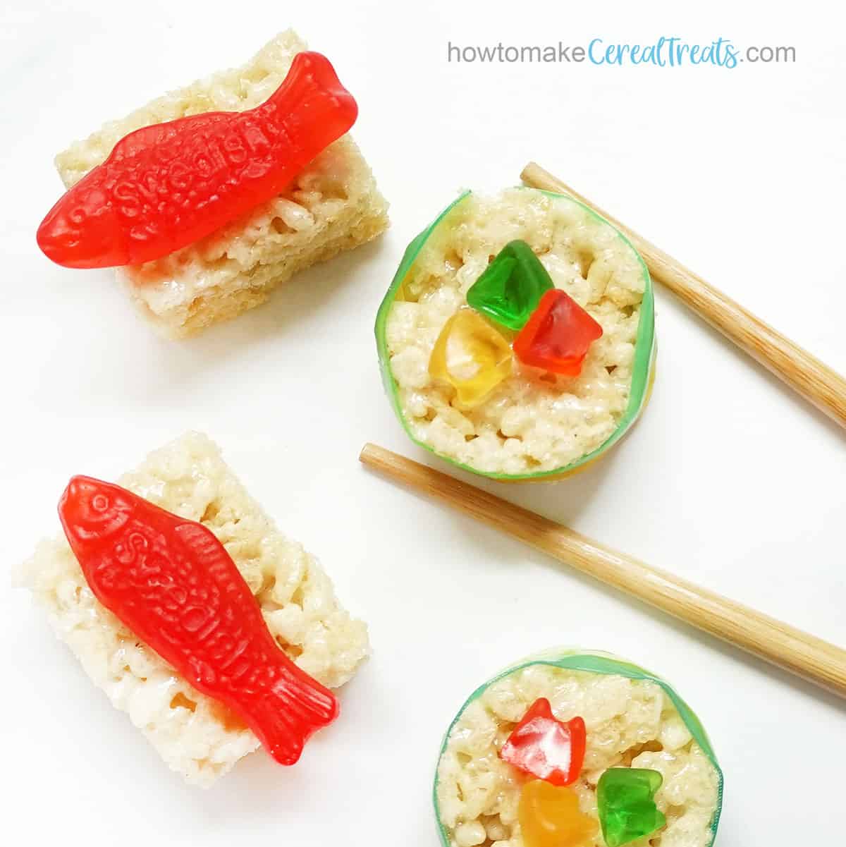 Rice Krispie Treat sushi april fools day food prank